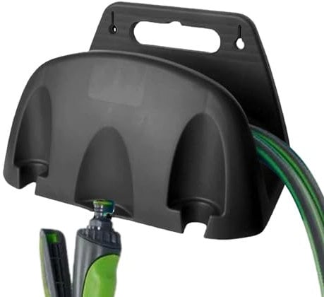1/2 Hose Hanger - Wall Garden Hose Holders, Lightweight Garden Hose Hanger | Wall Mounted Load Bearing Garden Hose Holder, Pipe Cable Hanger Holder, 9x6x5 inches, Random Color