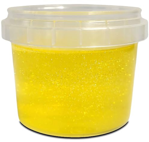 Rhubarb & Custard - Bath & Shower Jelly Soap - 100g - Sweet Scent - Vegan Friendly - Puddle of Wax - Made in The UK