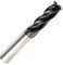 Carbide End Mill Cutter 4 Flute (Diameter 4mm x L 50mm) for Cutting High Hardness 58HRC, CNC Milling Hardend Metals (10mm Flute Length - 4mm Shank)