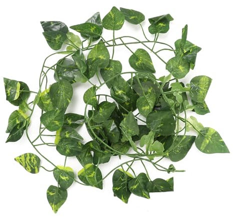 Ailgely Künstliche Künstliche Blätter, Hängende Weinreben, Lebensechte Weinreben-Reptilien-Box-Dekoration (Typ 1)