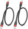 USB C to Lightning Cable Short 0.6m, MFi Certified 2Pack 60cm USB C iPhone Charger Cable Nylon Braided Type C to Lightning Cord PD Fast Charging Lead for iPhone 14 13 12 11 Pro Max Mini XR XS SE