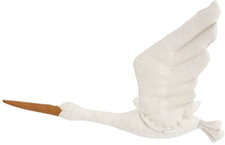 Eyccier Baumwollwäsche Wand hängende Schwan Schwan gefülltes Puppen Ornamente für Kinder Kinderzimmer weiße Dekor.