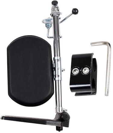 Repose-pieds pour fauteuil roulant standard Premium pour fauteuil roulant facile à installer, droit, 15 x 10 x 5 cm