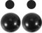 Sreuyong 2 Pcs Laptop Notebook Black Antiskid Cool Ball Cooler Stand Pad