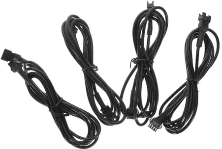 ULTECHNOVO 4stücke Teiliges Neon Licht Verlängerungskabel Pin PVC Verlängerungsleitung Für Auto Neon Beleuchtung Einfache Installation Langlebig