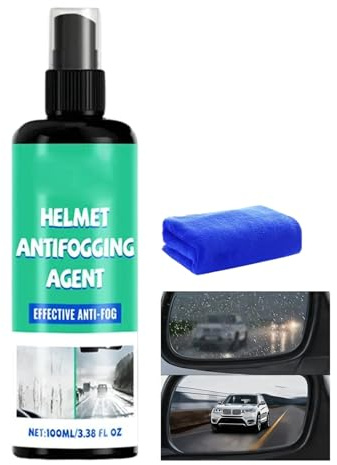Dayysiuy Anti Fog for Motorcycle Helmet Visor - 100ml Safe Streak-Free Cleaner Polish | Anti-Fog Motorcycle Helmet Defogger,for Hockey Football Sports Rain Water