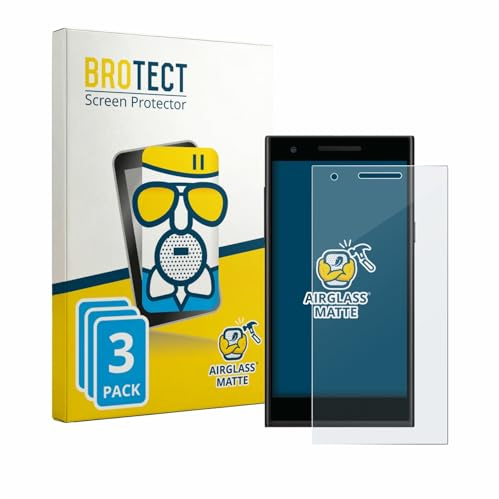 BROTECT Entspiegelungs Schutzglas für Philips S396 (3 Stück) Schutzfolie Panzer Folie Glas Matt [Extrem Kratzfest 9H, Anti-Reflex, Anti-Fingerprint]
