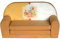 FORTISLINE – Kindersofa Mini ausklappbar 40x78x45cm - Kindersofa für Kinder 2in1 - Kindercouch ausklappbar - Schlafcouch aus Schaumstoff - Abnehmbarer Bezug - Viele Motive