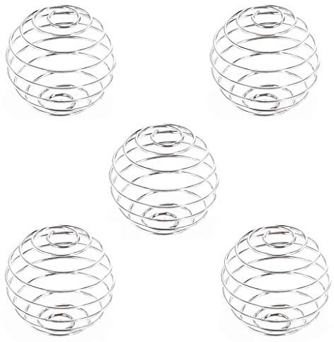 Uteruik Mixerkugel, Edelstahl, 3 x 3 cm, 5 Stück (Ersatz für Protein-Shaker)