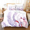 PTNQAZ Anime Tokyo Ghoul Kaneki Ken Tröster-Bettwäsche-Set, weiß, Einzelbett, 135 x 200 cm