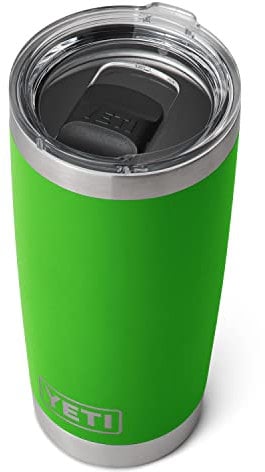YETI Rambler, Stainless Steel, Vacuum Insulated Tumbler with Magslider Lid, Canopy Green, 20oz (591ml)
