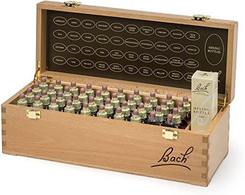 BACH – Holzkiste – Fleurs de Bach Original – Ideal zum Aufbewahren Ihrer Flaschen und zum einfachen Mitnehmen – ideale Geschenkbox für Geschenk