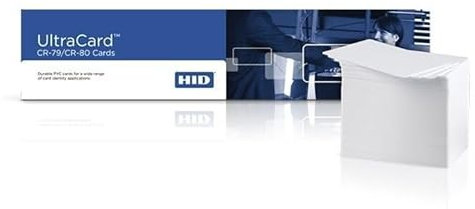 2ID - HID UltraCard x500 Blanko-PVC-Karten | Kompatibel mit jedem Direkt-to-Karten-Drucker | 100 % PVC | perfekt für farbige Foto-Ausweise, Geschenk- und Treuekarten