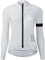 WOSAWE Damen Fahrradtrikot Langärmelig Atmungsaktiv Radtrikot Schnelltrockend Schlanke Passform Mountainbike Shirts (Weiß, M)