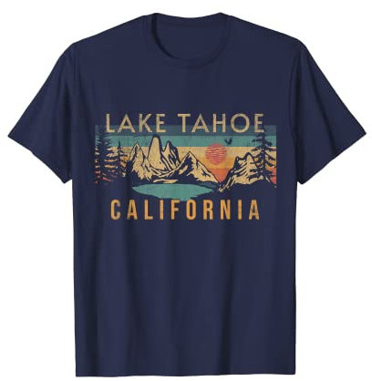 Lake Tahoe California USA Outdoor Vintage