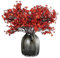 JAKY-Global Babys Atem Seide künstliche Blumen Bulk 6pcs für Herbst Dekor gefälschte Blume Bouquet Bulk für Haus Küche Indoor Bouquet Blumenarrangement Tisch Centerpieces Party Decor (Burnt Red Brown)