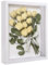 HXSYKJDM Marco de fotos 3D para rellenar, moderno marco de fotos decorativo, marco de fotos profundo para rellenar, para medallas, flores, recuerdos, blanco (25 x 30 cm)