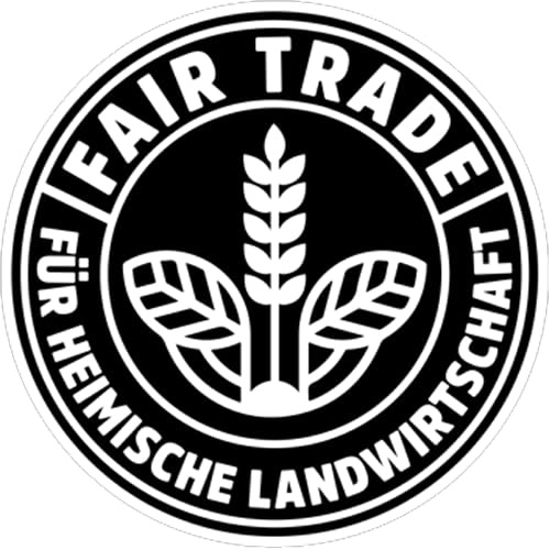 Sammys Shirt Store Fair Trade für die heimische Landwirtschaft Aufkleber 24 cm