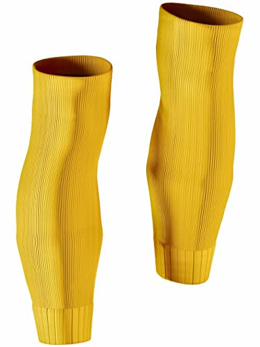 Tekkerz leg sleeve over 20 color variations compatible with grip socks for soccer, football, hockey, rugby athletic socks, Yellow, Extra Long