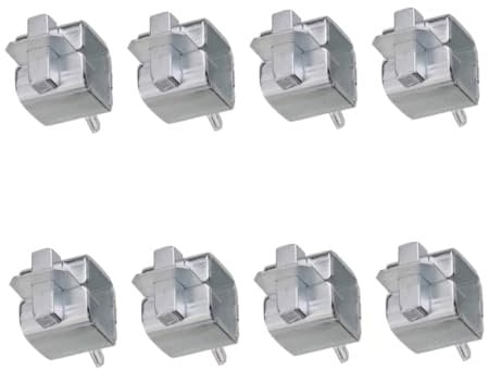 8 PCs Butt Schweißklemme Autokörperplatten Klemmen Schmetterlingsform-Clipblechausrichtungen Ausrichtung Stellvertretung Gerade Schweißblech Auto Autotür Hautplatte Blattausrichtung Ausrichtung