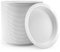 Shefa Pack of 400 White Plates, Reusable & Washable, Heavy Duty Dinnerware, Microwave-Safe Crockery - Ideal for Birthday, Parties, Camping, Catering (7 inch Plates, White)