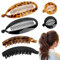 BOOMTOP 6pcs Bananenspange Haarklammern Fischschwanz Haarspange Banana Clip Klein Französische Bananen Klammer Pferdeschwanzhalter Haar Greifer für Frauen Mädchen Dickes Dünnes Langes Lockiges Haar