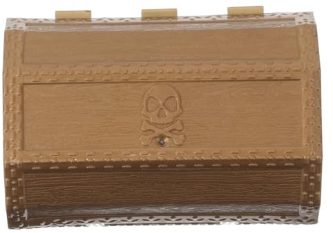 GLSTOY Kleine Schatzkistenspielzeug Spielzeugaufbewahrungsbox Aus Kunststoff Schatztruhe Für Kinder Mit Deckel Für Spielzeugorganisation Im Klassenzimmer Und Zuhause