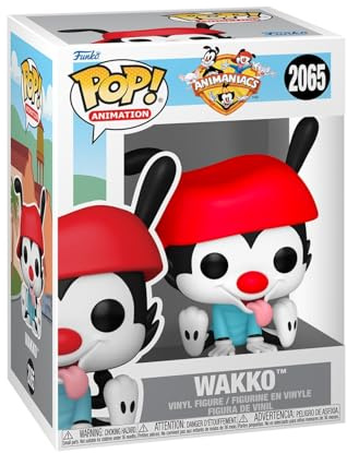 Funko POP! Animation: Animaniacs - Wakko | Offizielles Cartoon/Animation Merch - Vinyl Sammelfigur als Regal Deko - Geschenkidee zum Geburtstag für Fans und Sammler