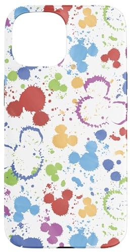 Disney Ink and Paint Mickey Mouse Icon Splat Pattern Hülle für iPhone 15