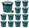 Set di trappole per lumache, trappole per giardino e ricci, colletti per lumache, recinto per lumache, anelli di protezione per lumache, pulizia sicura e ad alta efficienza (12 pezzi, verde)