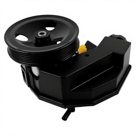 LLNOM Pompe de direction assistée 5080551AA avec poulie et réservoir 20-61607 5080551AB 5080551AC Compatible avec Jeep/Grand Cherokee 4.0L 4.7L 1999-2004 pompes hydrauliques