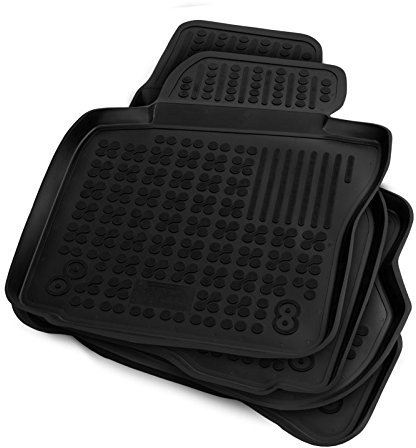 AZUGA 3D Gummi Fußmatten für VW Golf 4/Golf 4 Variant/VW New Beetle