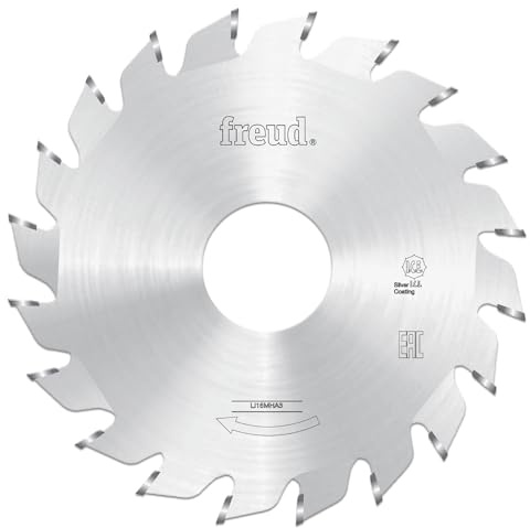Freud LI16MHA3 80mm con 10+10 dientes diseño carburo punta punta ajustable hoja de puntuación para anotar recubrimiento en paneles laminados de doble cara