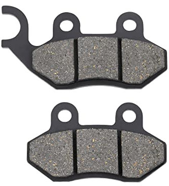AHL 1 par de pastillas de freno delantero de motocicleta Compatibles con SYM Symphony 50/125 (4T) Symphony 2009-/Jet Sport 50/Jet Sport 50 S 2014-2015/Symphony S 125 (4T/Rear disc model) 2010-2021