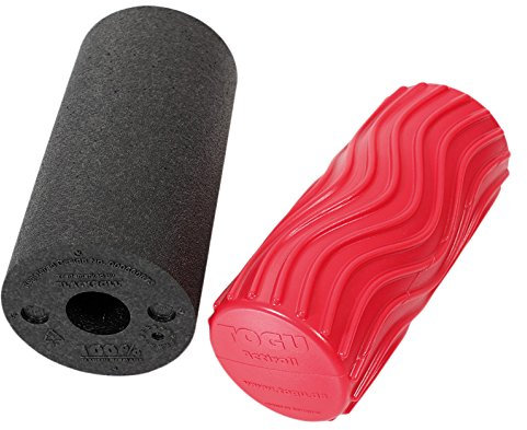 TOGU Blackroll Actiroll Wave M Set Faszienrolle, Rot, M