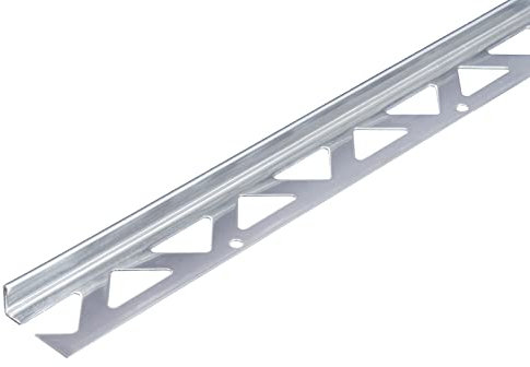 Alberts 482763 Fliesen-Abschlussprofil | Edelstahl | 2500 x 23,5 x 10 mm