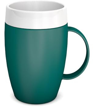 Ornamin Becher mit Trink-Trick und Thermofunktion 140 ml petrol (Modell 905) / Thermobecher, Spezial-Trinkhilfe, Schnabelbecher