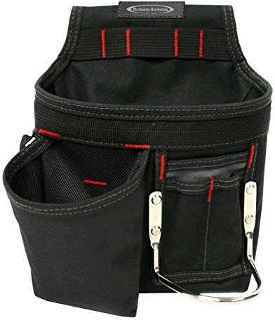 Mcguire-nicholas 23020-q Mini Carpenter Pouch Quad Série, Noir