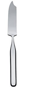 Alessi Collo-Alto, Fischmesser aus Edelstahl 18/10 glänzend poliert, Silver, 21x2x4 cm, 6-Einheiten