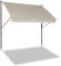 Angerer Freizeitmöbel GmbH Klemmmarkise Style - Markise für Sonnenschutz - Montage ohne Bohren und Dübeln - ideale Balkonmarkise für Mietwohnungen (Beige, 150 cm)