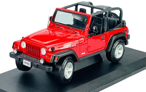 Jeep Wrangler Rubicon rot Modellauto 31663 Maisto 1:18