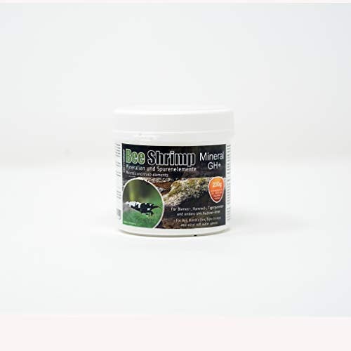 SaltyShrimp Bee Shrimp Mineral GH+ | 230g – Mineralsalz, speziell für Bienen-, Hummel- und Tigergarnelen entwickelt. Anhebung der Gesamthärte des Wassers