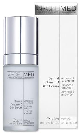 JEAN D'ARCEL - ARCELMED - Dermal Vitamin C Skin Serum - Konzentrat - mit straffendem Soforteffekt -Steigert Elastität der Haut - 30ml