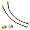 Eightwood Antenna 4G LTE Adattatore SMA a TS9 Spina ad Angolo Retto Pigtail RG174 Cavo 15 cm Cavo SMA Femmina TS9 Maschio 2 Pezzi per 2G 3G 4G LTE Mobile Broadband UMTS Antenna