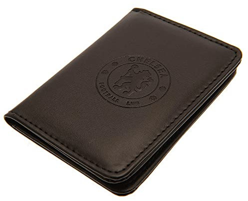 Chelsea FC Herren Reiseportemonnaie aus PU-Leder Einheitsgröße Schwarz