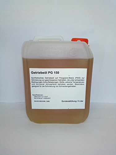 Getriebeöl PG 150 Kanister 5 Liter Inhalt
