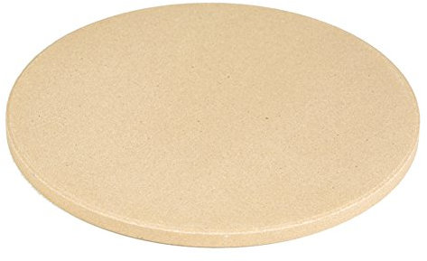 HomDSim Pierre à pizza pour la cuisson et le barbecue - 24 cm d'épaisseur - Pierre à pizza - Pour four et barbecue (24 cm)