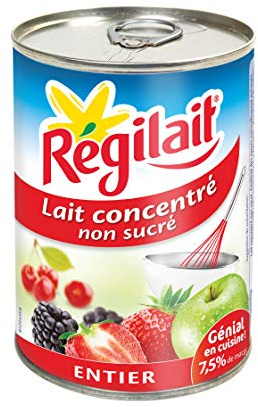 Régilait Lait Concentré Non Sucré Boîte Entier 410 g