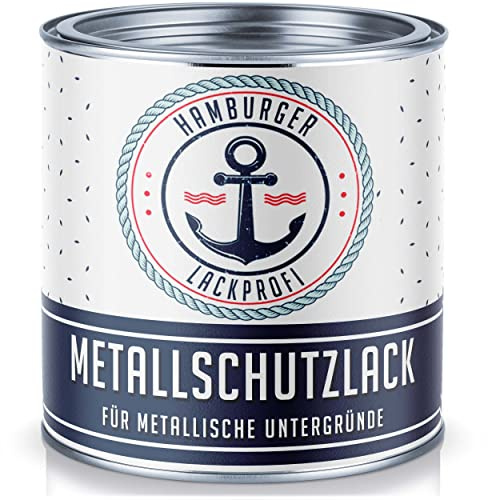 Hamburger Lack-Profi - Barniz protector para metales (1 L), color rojo óxido RAL 3009