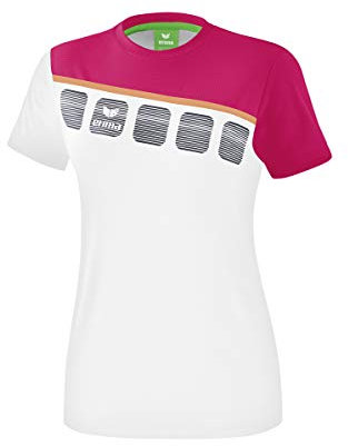 Erima 5-C T-Shirt Damen Weiss, 44 Damen